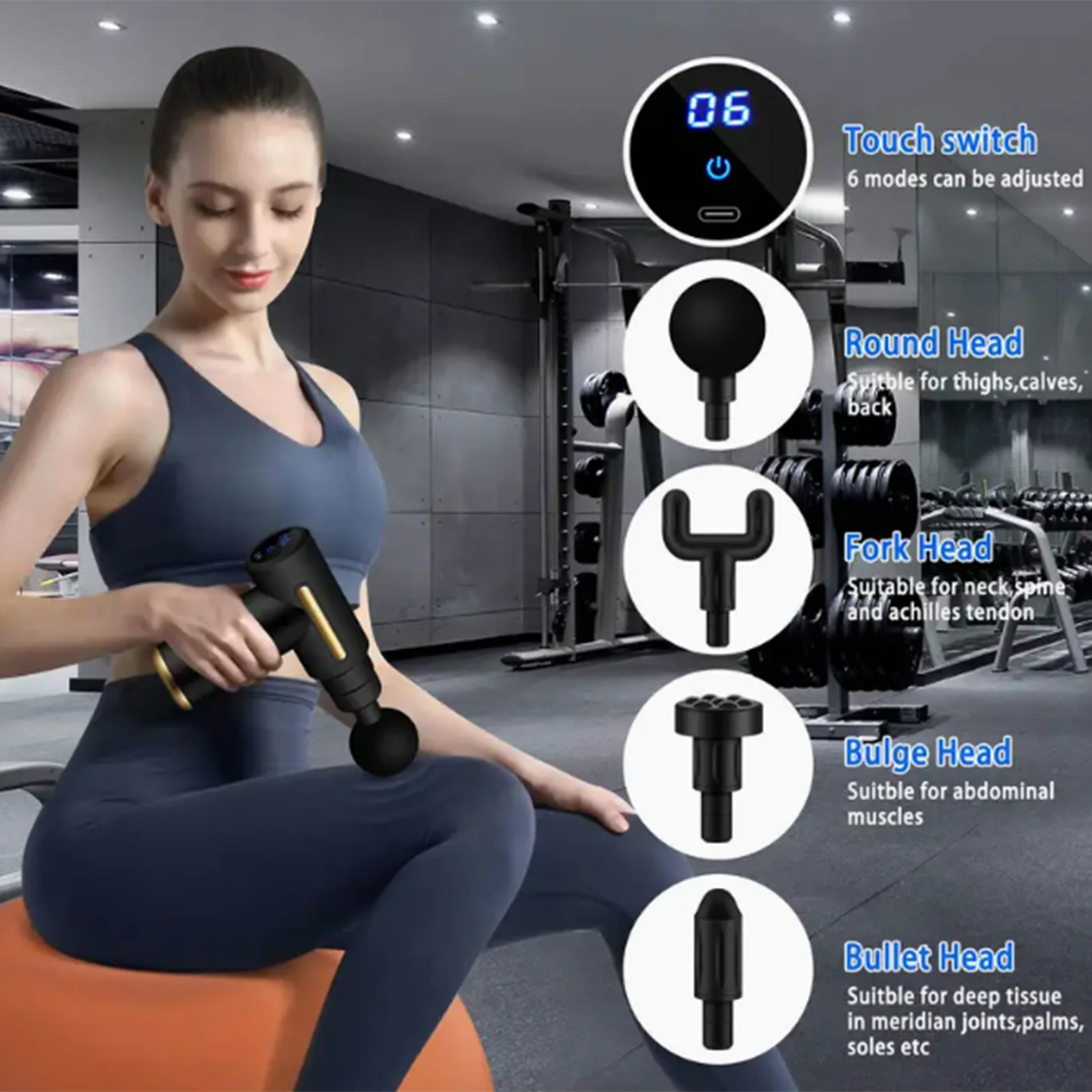 Muscle Relax Pro – Deep Tissue Massage Gun