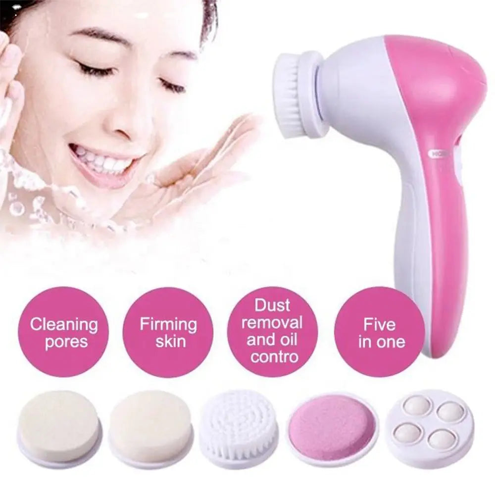 5 in 1 Facial Cleansing Brush
